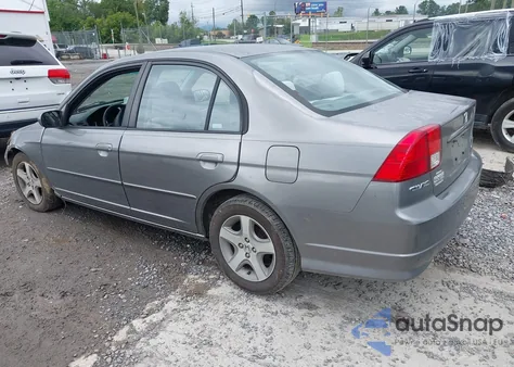 2005 Honda Civic Ex z USA, uszkodzony, nr VIN 2HGES26785H546842